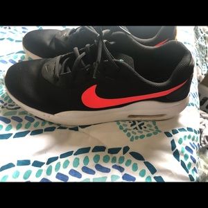 Black and orange Air Max
